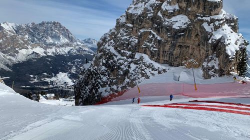 Cortina è già all'orizzonte: lavori che procedono sull'Olympia delle Tofane per il trittico femminile di velocità