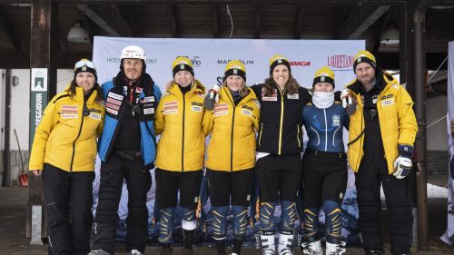 Courchevel si prepara all'Oasi Zegna: dopo le azzurre, anche le svedesi (e Colturi) in allenamento a Bielmonte