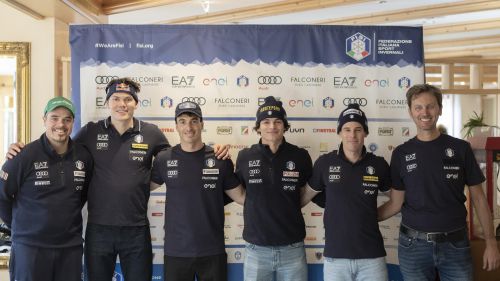 Azzurri pronti per il Rettenbach, Della Vite c'è. Hirscher e Braathen coi n° 34 e 41, Schwarz torna ad allenarsi