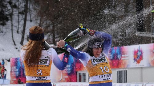Così è... troppo bello! Fede e Sofia, la doppietta a La Thuile è il massimo: 