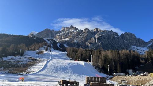 Finish Area di Cortina, via ai lavori a Rumerlo: tra un mese il grande appuntamento sull'Olympia delle Tofane