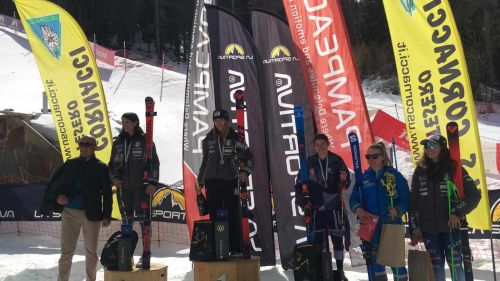 Tricolori Giovani a Pampeago, nel gigante femminile Francesca Carolli riesce a battere Ambra Pomaré