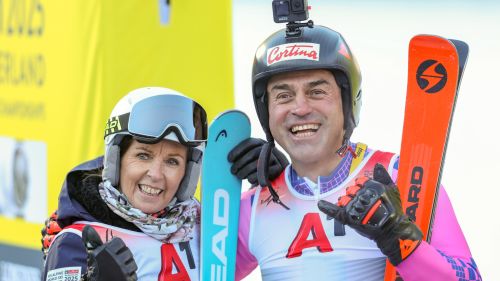 Apripista a Saalbach... ecco il Ghedo! Che show con Anita Wachter prima del trionfo azzurro: 