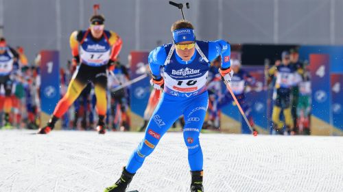 Quentin Fillon Maillet è medaglia d'Oro della Sprint, Hofer miglior azzurro è tredicesimo