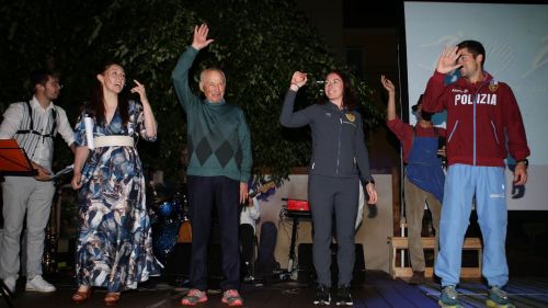 Anche Flavio Roda in visita a Cortina per il budello che tutti attendono: 'Riscontri più che positivi'