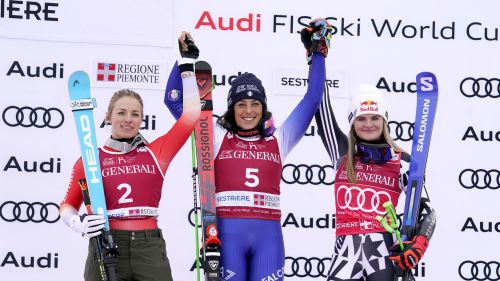 Dietro a Brignone altre due stelle nel bis di Sestriere. Gut-Behrami: 