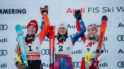 Vlhova ad applaudire una Ljutic stellare, sulla scia del mito Kostelic: 