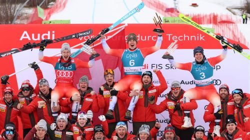 La festa è sempre qui, se parli del team svizzero maschile. Tris stagionale di von Allmen,