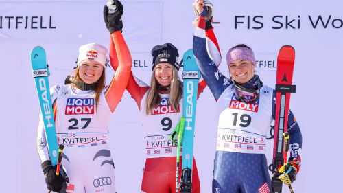 E' una Huetter... italiana. Il post gara nella nostra lingua dopo la perla di Kvitfjell: