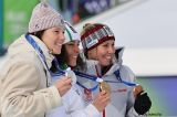 Una camminata sullo Schuss Tofana, poi a Misurina e sul Falzarego: Huetter torna a Cortina con l'amica Schmidhofer