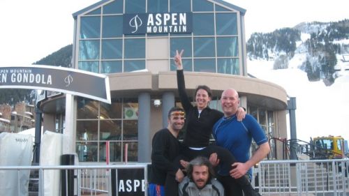 partenza della Gondola ad Aspen Mountain